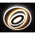 Люстра светодиодная потолочная LED светильник для квартиры на потолок лэд с пультом 25134 Белый 6х50х50 см.