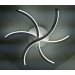 Люстра светодиодная потолочная LED светильник для квартиры на потолок лэд 25094 Белый 12х58х58 см.