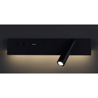 Бра LED 28289 Чорний 6х30х7 см.