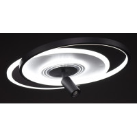 Люстра світлодіодна стельова LED світильник для квартири на стелю лед з пультом 27188 Білий 9х40х50 см.