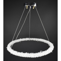 Люстра подвесная хрустальная LED 28136 Хром 25-170х64х64 см.