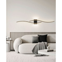 Бра LED 27649 Черный 7х15х80 см.
