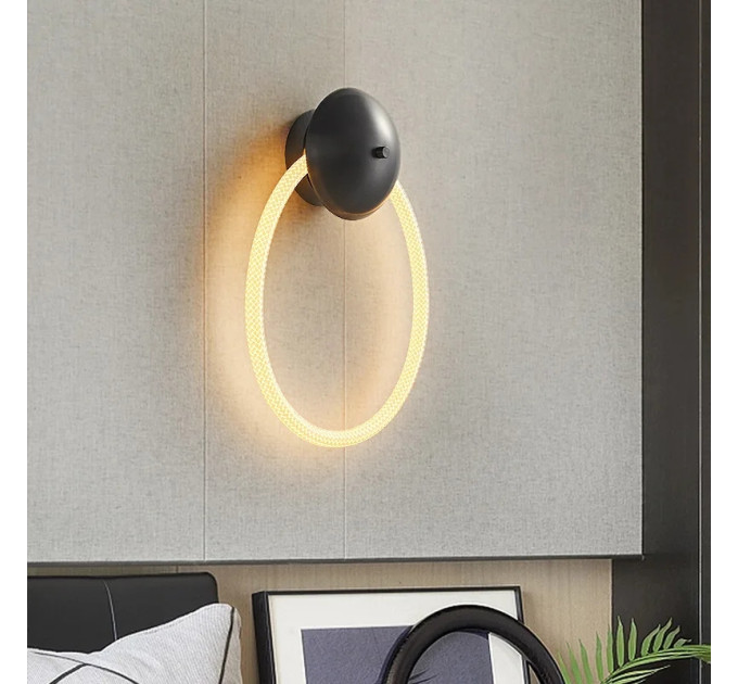 Бра LED 27389 Чорний 10х28х35 см.