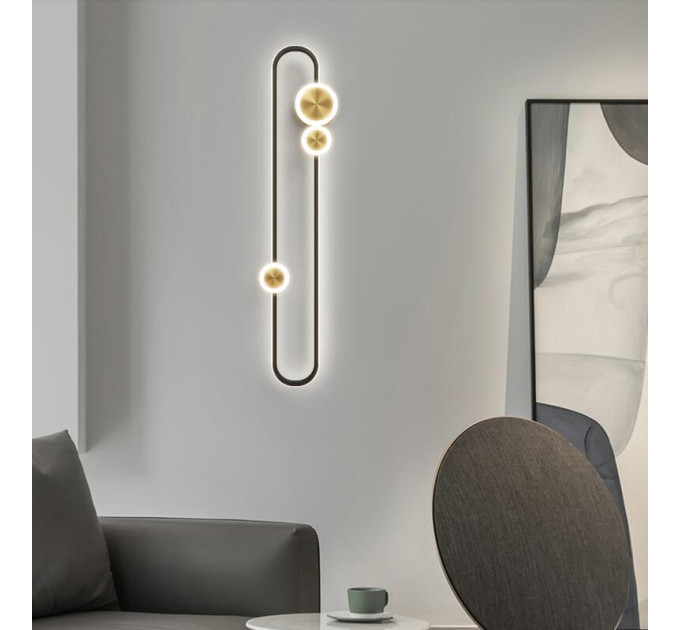 Бра LED 26584 Черный 6х16х60 см.