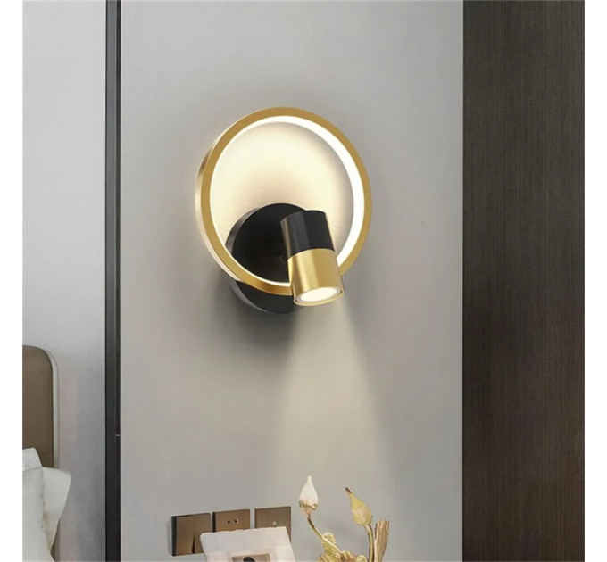 Бра LED 27178 Черный 19х16х14 см.