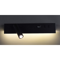Бра LED 28288 Чорний 6х30х7 см.