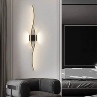 Бра LED 27648 Черный 7х15х60 см.