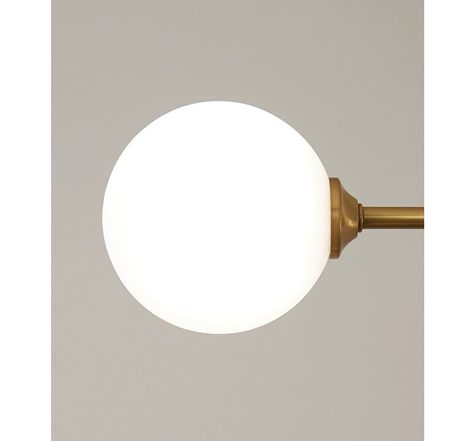 Люстра потолочная на 6 лампочек 26422 Бронза 57х12х135 см.