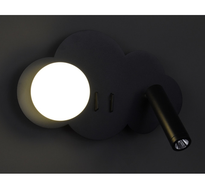 Бра LED 28395 Чорний 10х25х15 см.