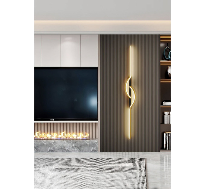 Бра LED 27530 Черный 6х15х100 см.