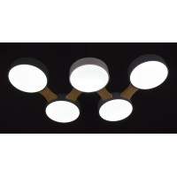 Люстра світлодіодна стельова LED світильник для квартири на стелю лед 27782 Білий 5х46х80 см.
