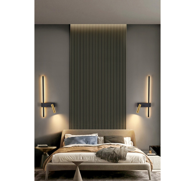 Бра LED 27568 Черный 50х16х10 см.