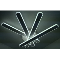 Люстра светодиодная потолочная LED светильник для квартиры на потолок лэд 25331 Белый 12х51х60 см.
