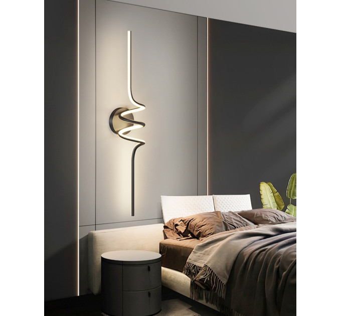 Бра LED 27386 Черный 16х13х60 см.