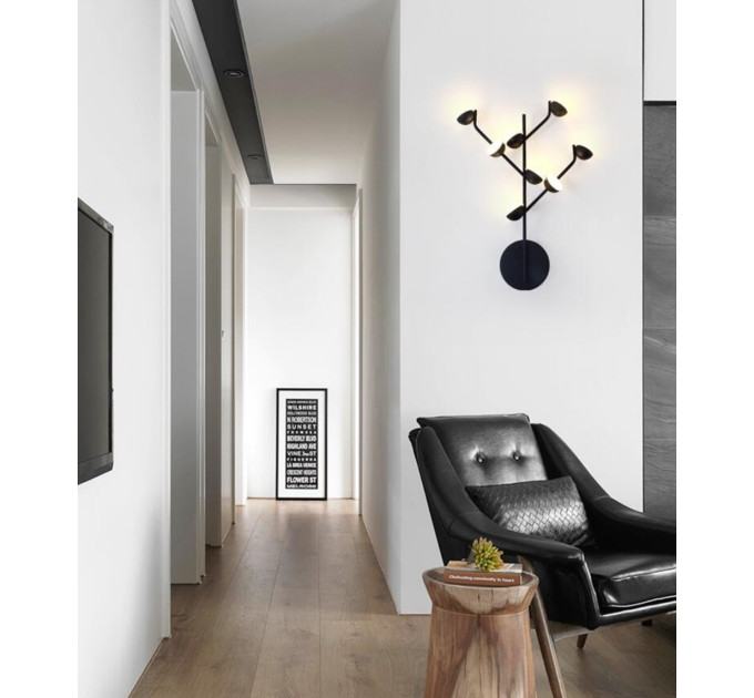 Бра LED 27018 Черный 50х9х40 см.