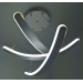 Люстра светодиодная подвесная LED светильник для квартиры на потолок лэд с пультом 25632 Белый 25-90х46х46 см.