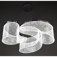 Люстра світлодіодна підвісна LED світильник для квартири на стелю лед 28430 Коричневий 35-150х64х64 см.