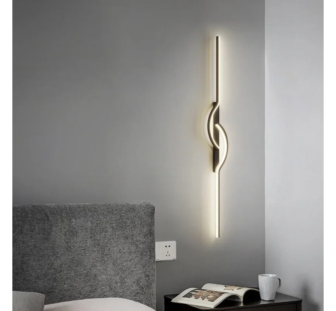 Бра LED 27378 Черный 6х15х60 см.