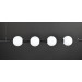 Люстра светодиодная подвесная LED светильник для квартиры на потолок лэд 27866 Черный 25-120х12х105 см.