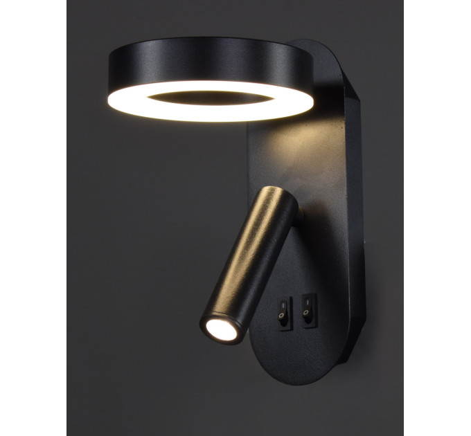 Бра LED 28286 Чорний 22х12х17 см.
