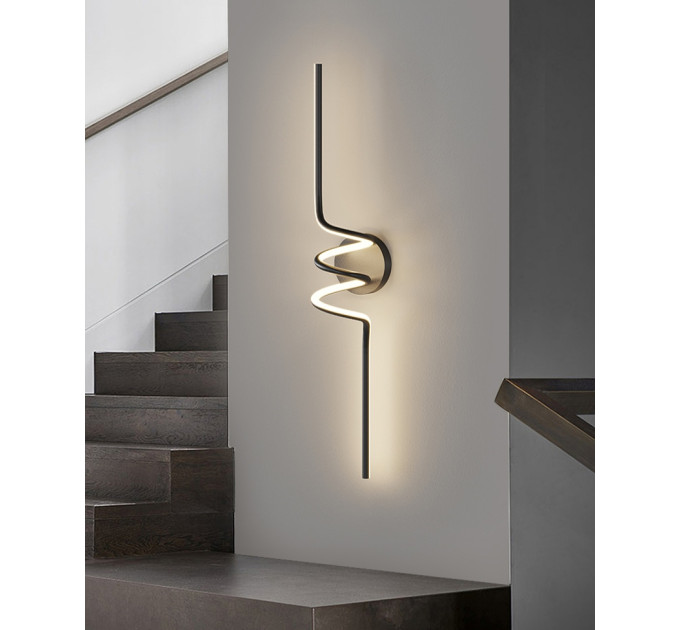Бра LED 27386 Черный 16х13х60 см.
