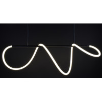 Люстра світлодіодна стельова LED світильник для квартири на стелю лед 27738 Чорний 54-84х35х150 см.