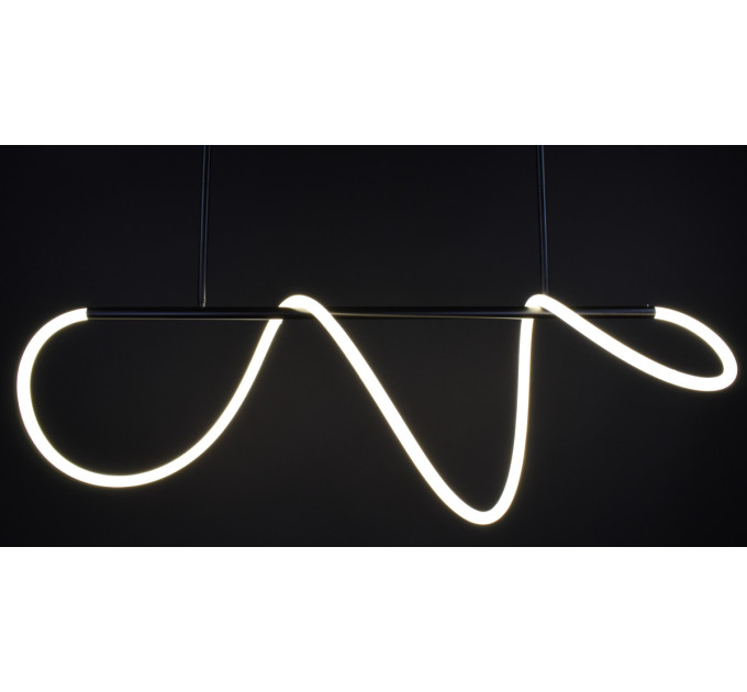 Люстра світлодіодна стельова LED світильник для квартири на стелю лед 27738 Чорний 54-84х35х150 см.