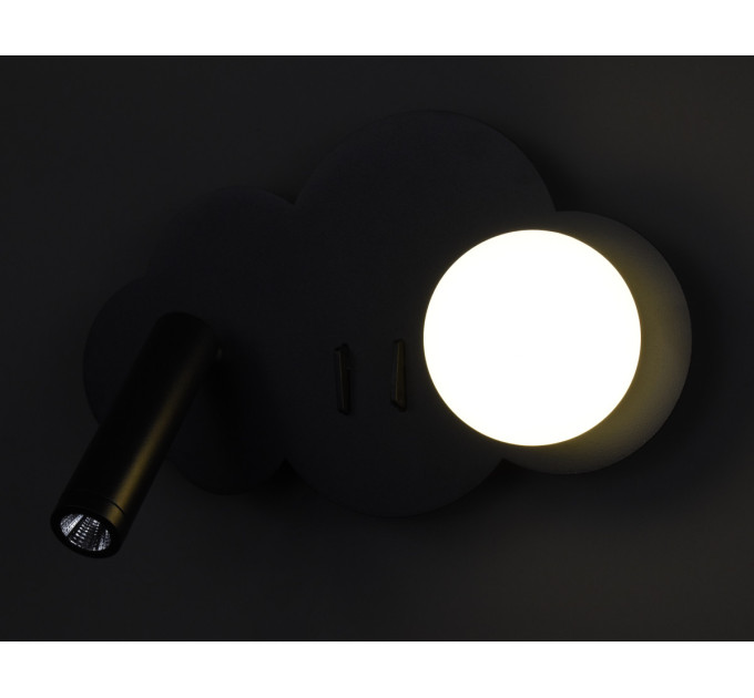 Бра LED 28394 Черный 10х25х15 см.