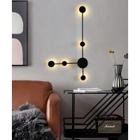 Бра LED 27651 Черный 7х47х75 см.