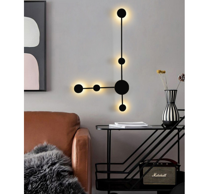 Бра LED 27651 Черный 7х47х75 см.