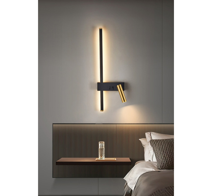 Бра LED 27569 Черный 50х16х10 см.