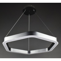 Люстра светодиодная подвесная LED светильник для квартиры на потолок лэд 28042 Черный 25-160х60х60 см.