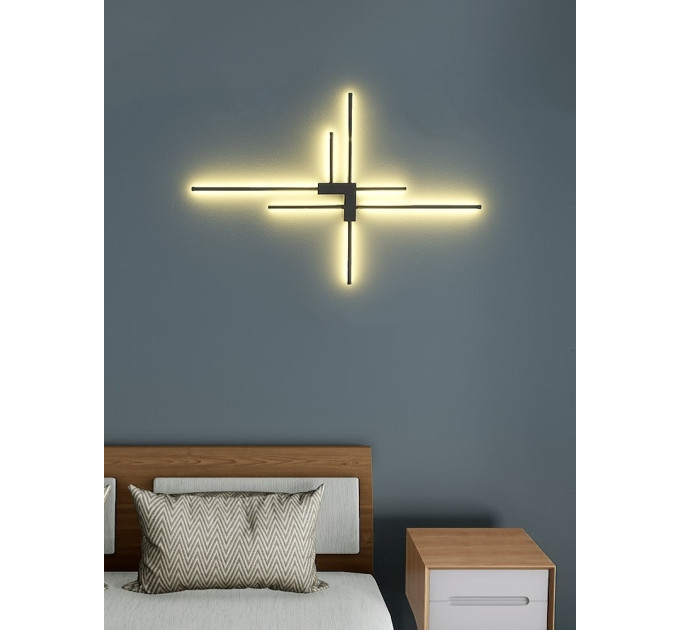 Бра LED 26776 Черный 5х70х115 см.