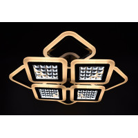 Люстра світлодіодна стельова LED світильник для квартири на стелю лед з пультом 26121 Чорний 11х54х62 см.