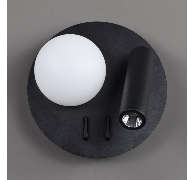 Бра LED 28298 Чорний 9х15х15 см.