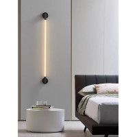 Бра LED 27387 Чорний 7х10х80 см.