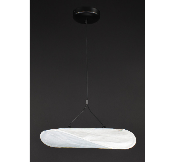 Люстра світлодіодна підвісна LED світильник для квартири на стелю лед 28031 Чорний 20-210х40х40 см.