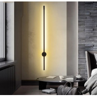 Бра LED 27025 Черный 10х6х80 см.
