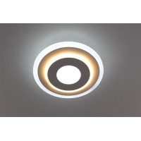 Современный круглый потолочный светильник LED для комнаты кухни ванной 25138 Белый 4х25х25 см.