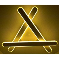Люстра світлодіодна стельова LED світильник для квартири на стелю лед 25334 Білий 10х51х51 см.