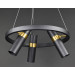 Люстра підвісна LOFT на 6 лампочок 27249 Чорний 30-150х45х45 см.