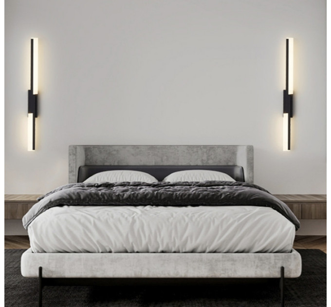 Бра LED 28124 Чорний 5х6х60 см.