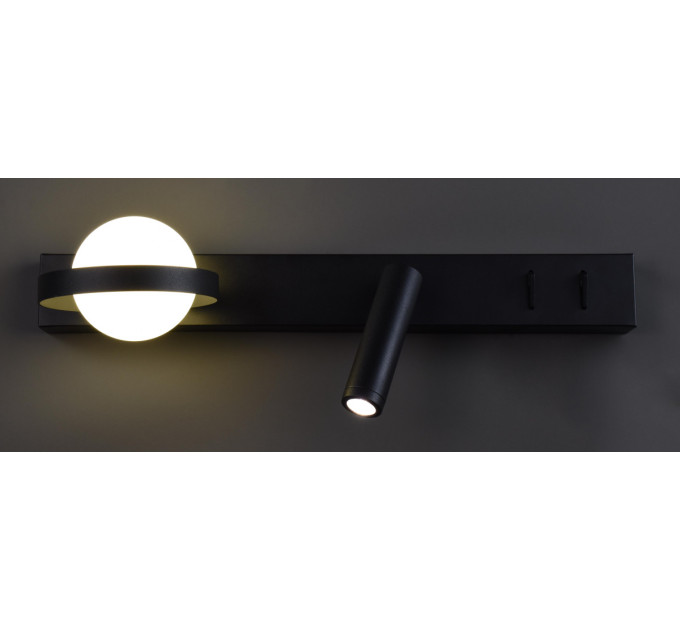 Бра LED 28300 Чорний 14х11х40 см.