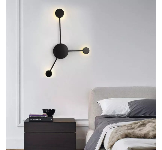 Бра LED 26229 Черный 55х36х7 см.