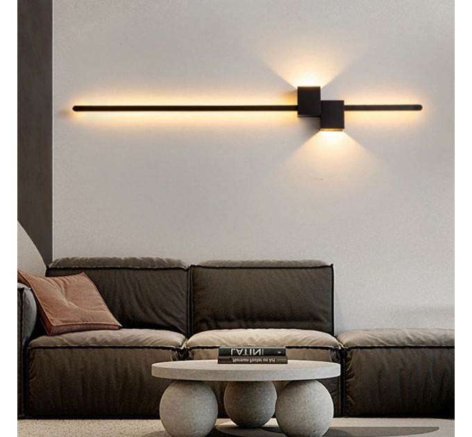 Бра LED 27377 Черный 6х15х100 см.