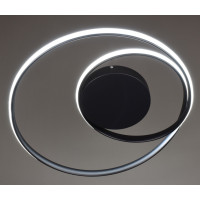 Люстра світлодіодна стельова LED світильник для квартири на стелю лед 28381 Чорний 15х50х50 см.