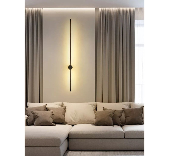 Бра LED 27025 Черный 10х6х80 см.