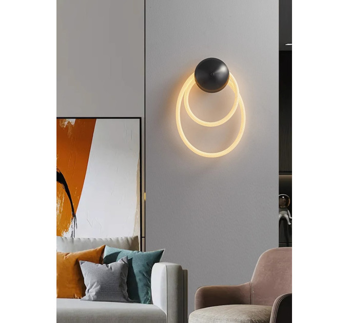 Бра LED 27390 Чорний 10х20х39 см.