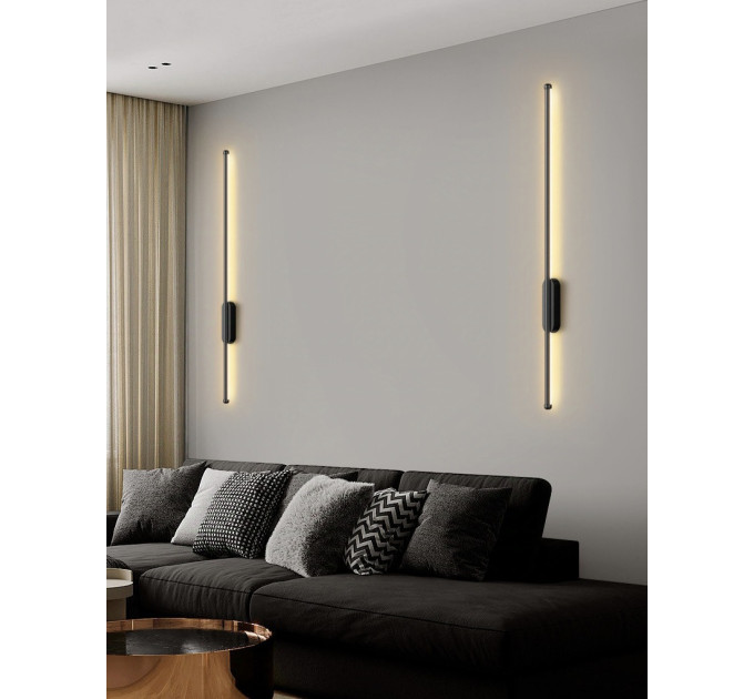 Бра LED 27962 Чорний 6х6х61 см.