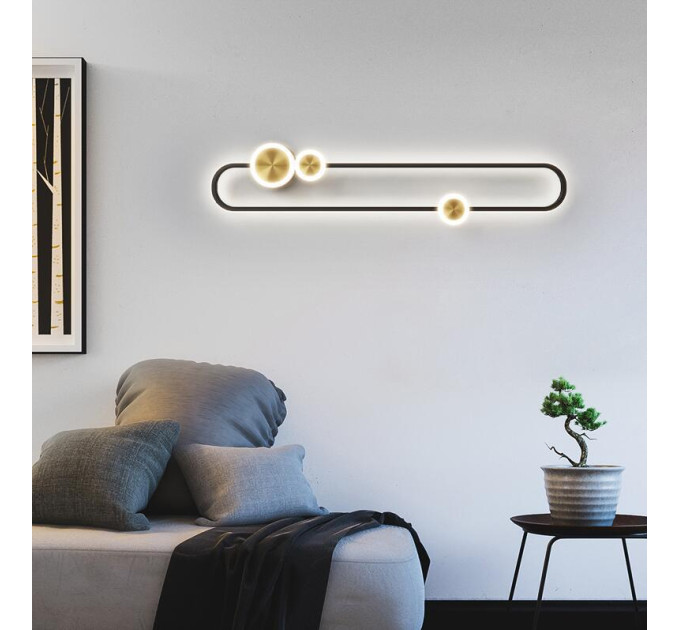 Бра LED 26584 Черный 6х16х60 см.